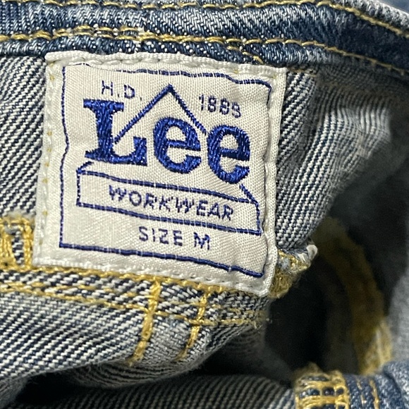 L Women's Lee European Collection Flare Overall Workwear Vintage Size Medium - Picture 6 of 8